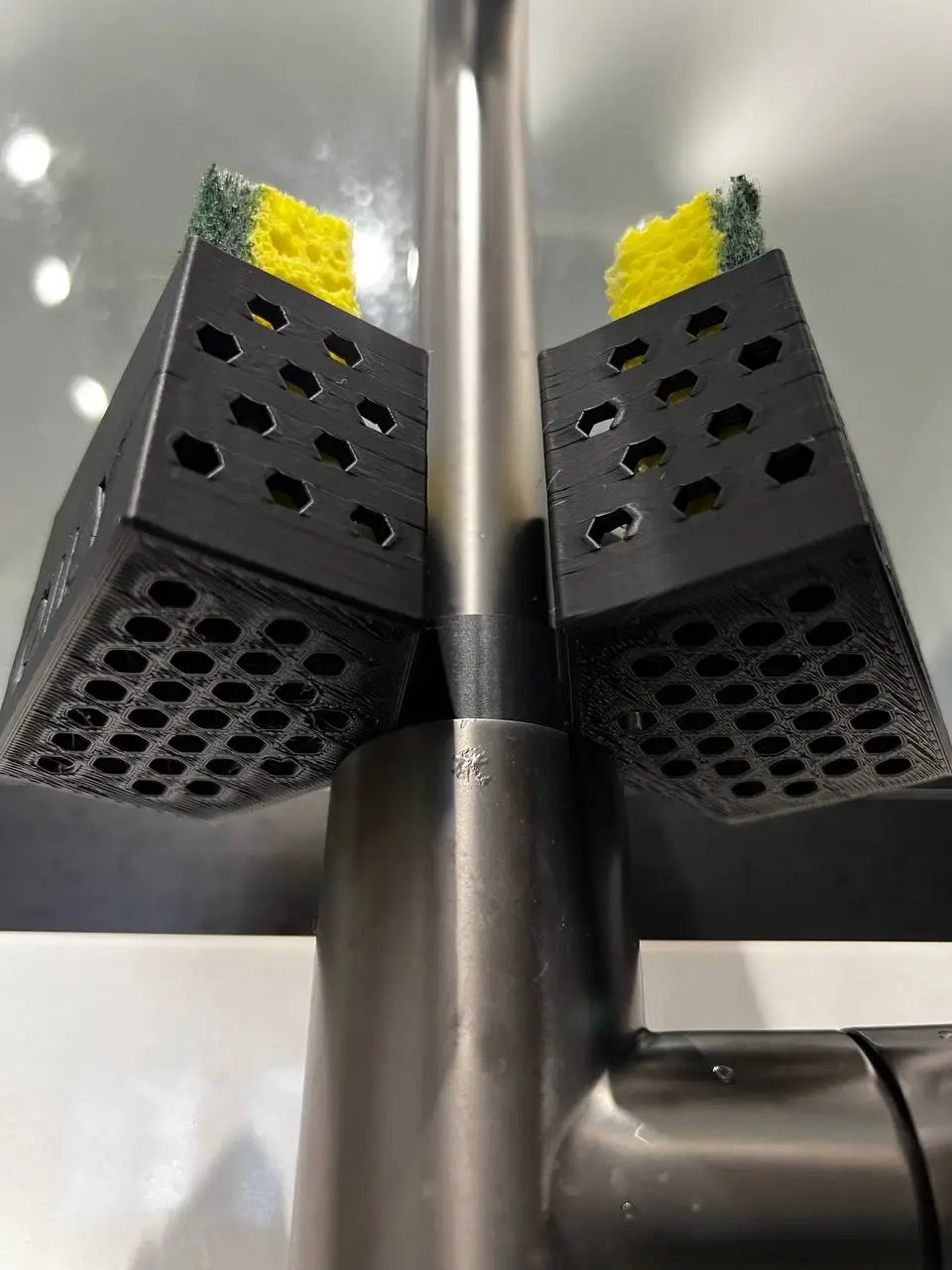Hexagonal Bottom Drain and Ventilation Cutouts