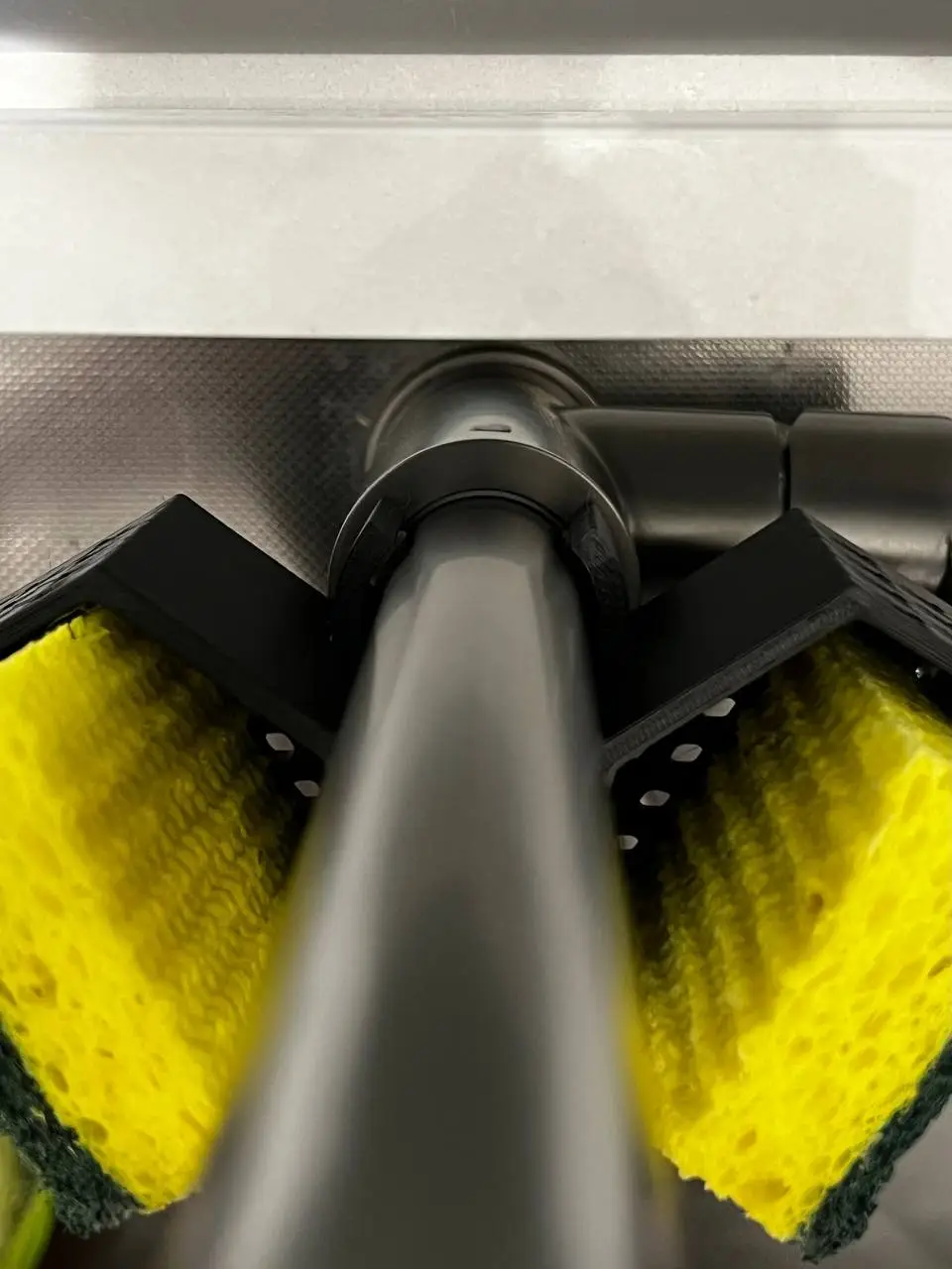 Adhesive Grips Inside Clamp